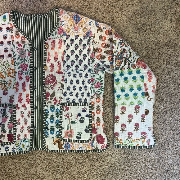 Reversible patchwork jacket - Picture 5 of 10